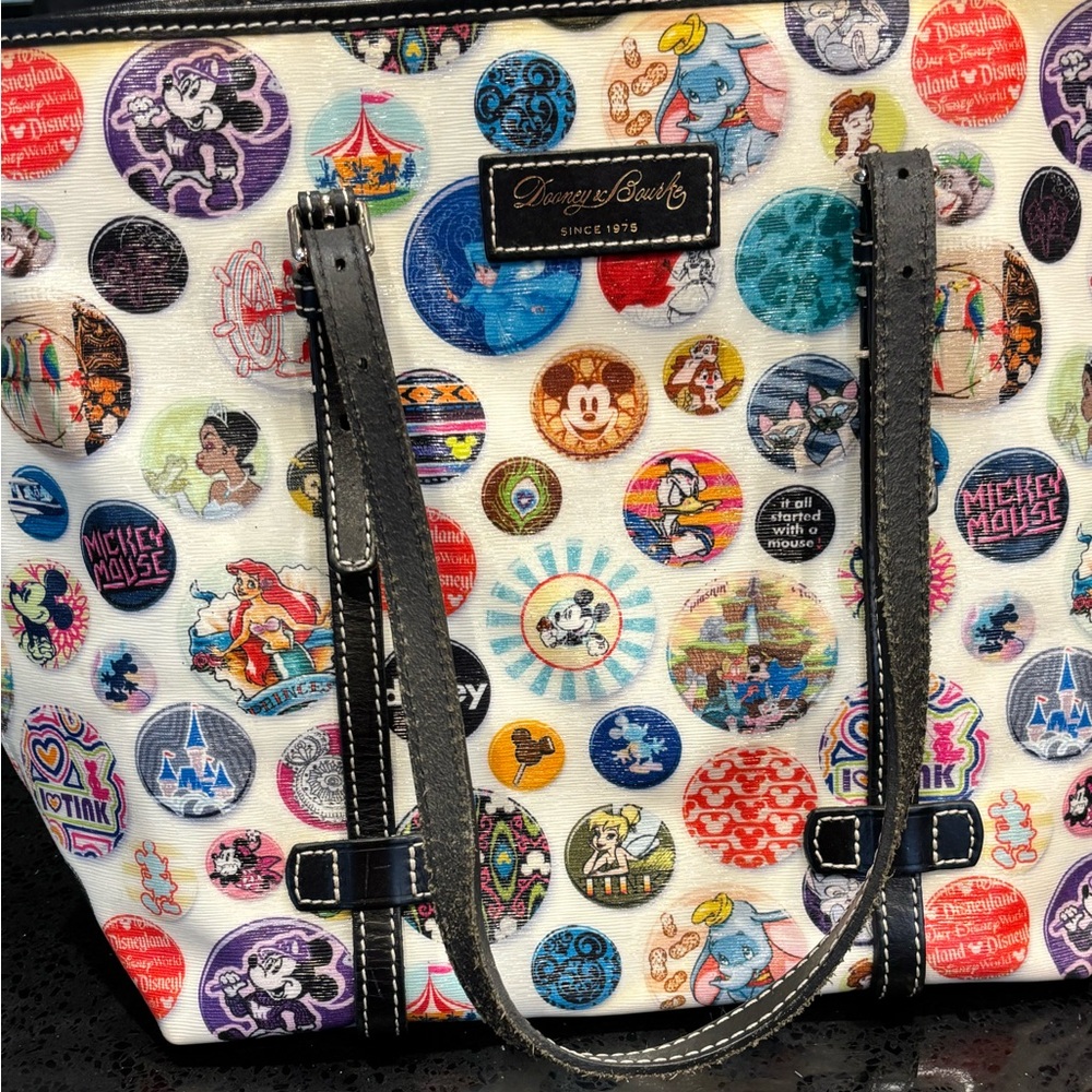 Dooney & Bourke Disney Buttons Tote Shoulder Bag